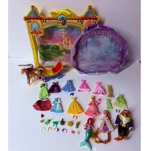 Disney Princess Favorite Moments Ariel Rapunzel Cinderella Beast Horse Carriage